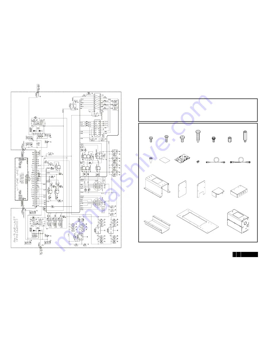 Yaesu RF UTUNING KIT Installation Manual Download Page 1