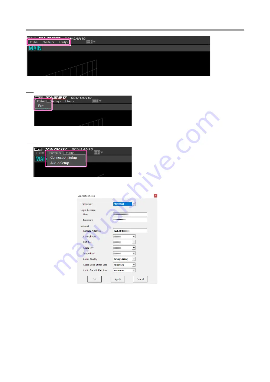 Yaesu SCU-LAN10 Operation Manual Download Page 36