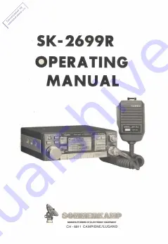 Yaesu SK-2699R Operating Manual Download Page 1