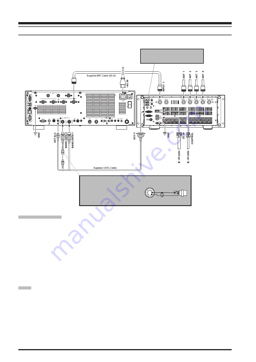 Yaesu VL-2000 Operating Manual Download Page 8