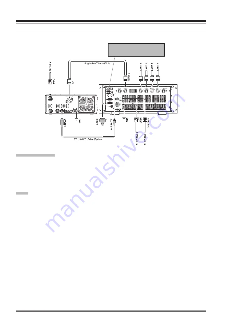 Yaesu VL-2000 Operating Manual Download Page 12