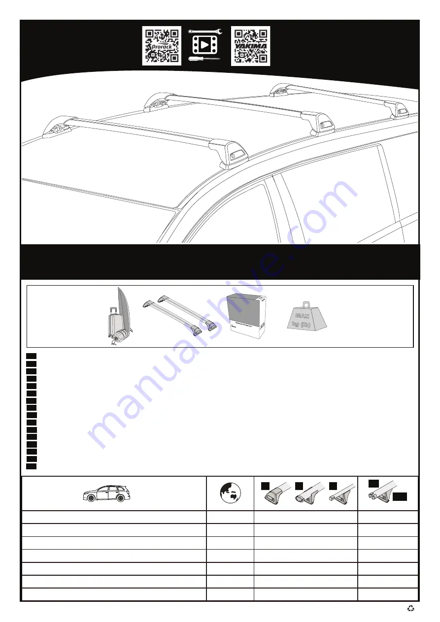 Yakima K363 Instructions Manual Download Page 1