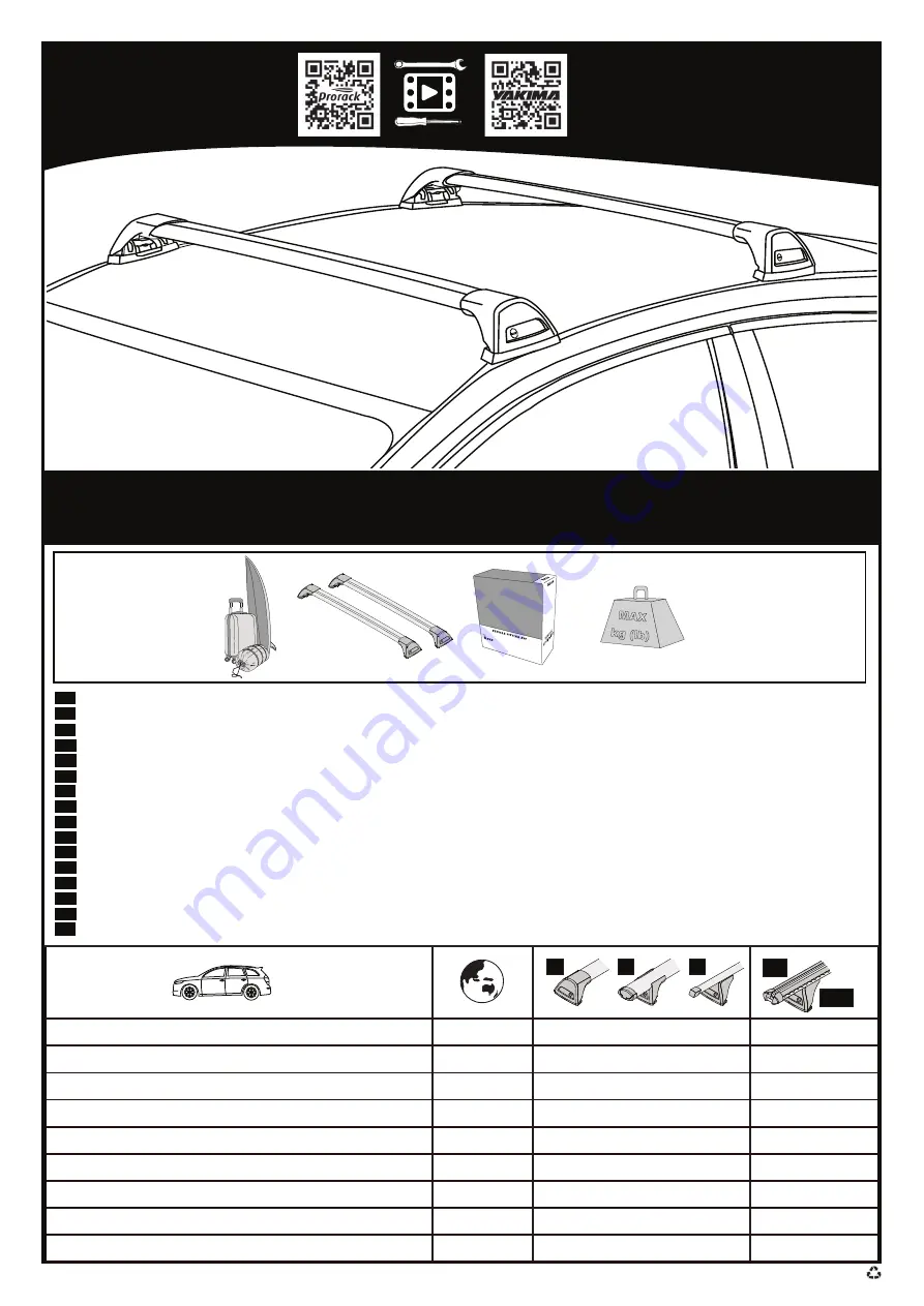 Yakima K677 Instructions Manual Download Page 1