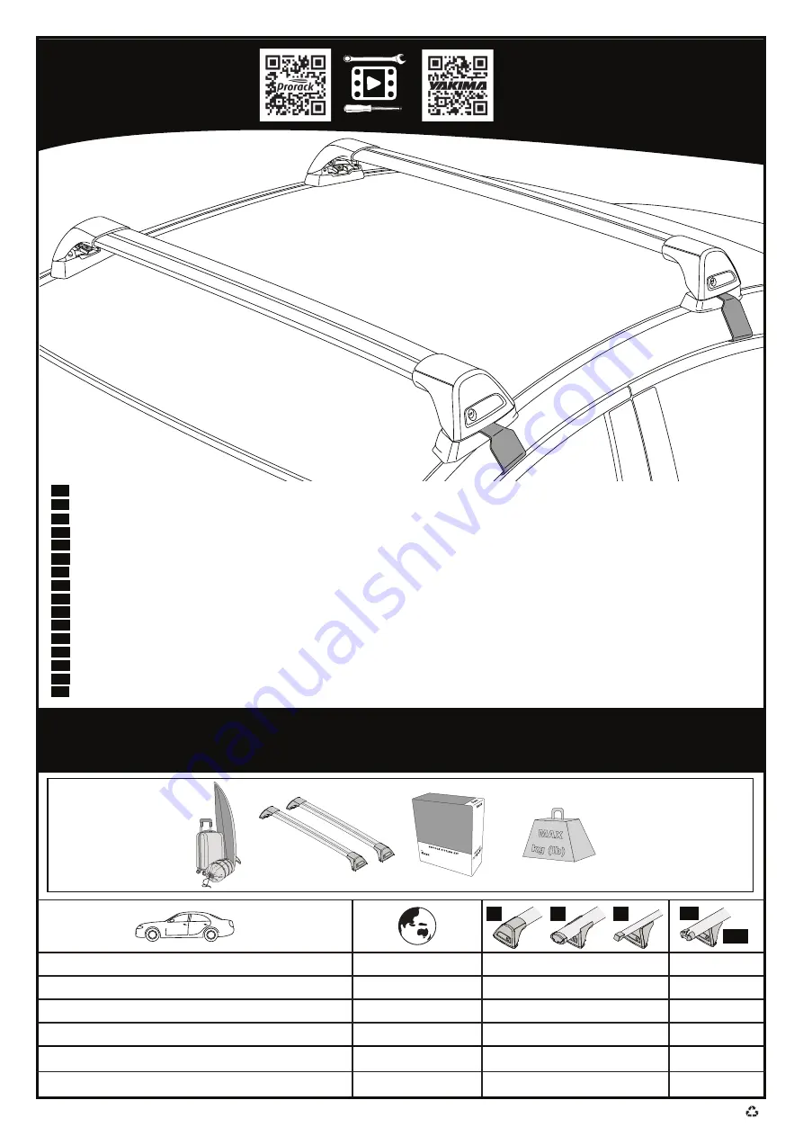 Yakima K727 Instructions Manual Download Page 1