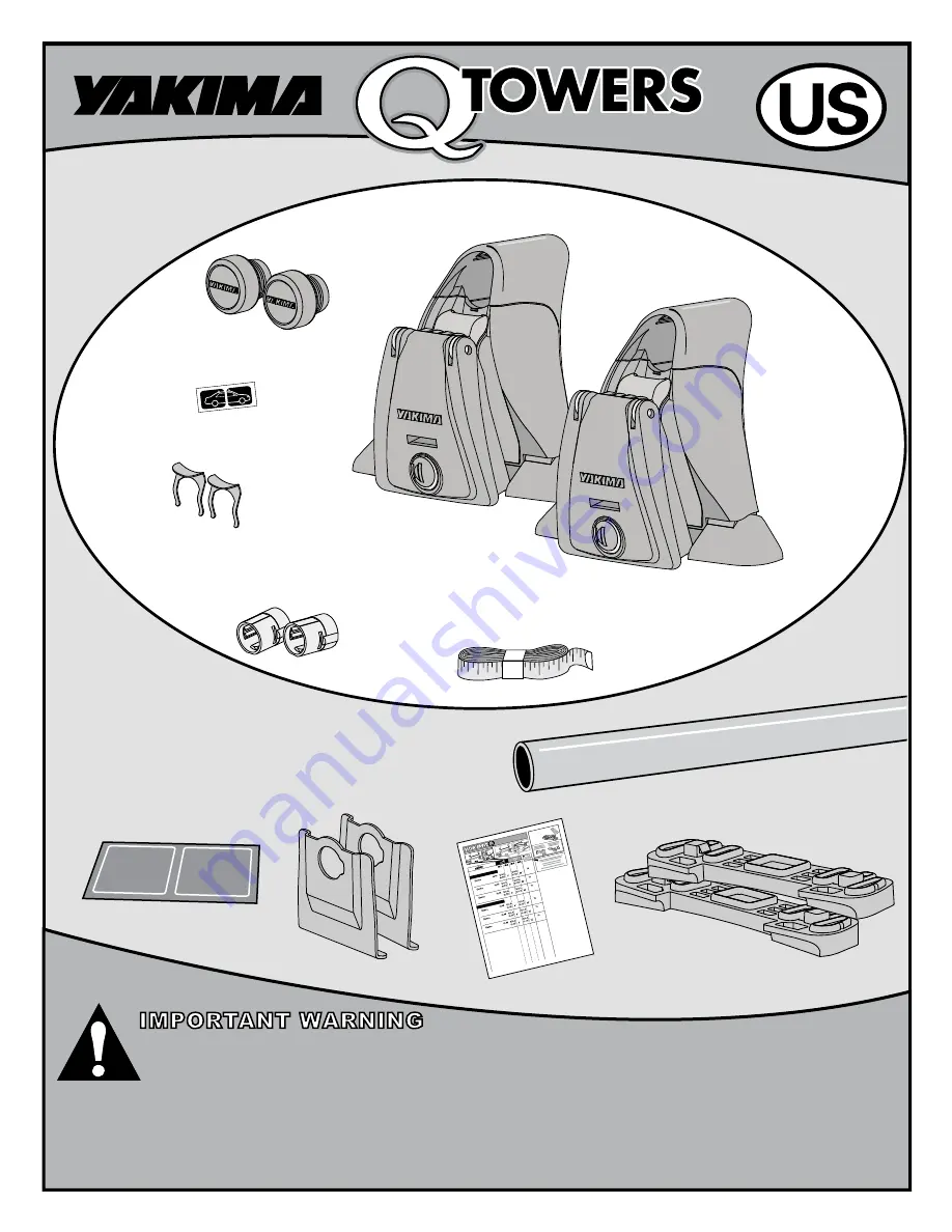 Yakima Q Tower Manual Download Page 1