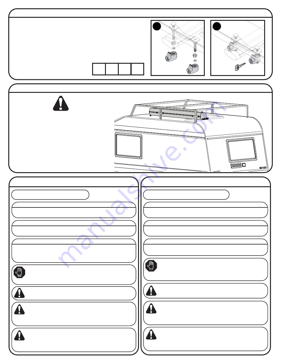 Yakima RoadShower 10G Quick Start Manual Download Page 7