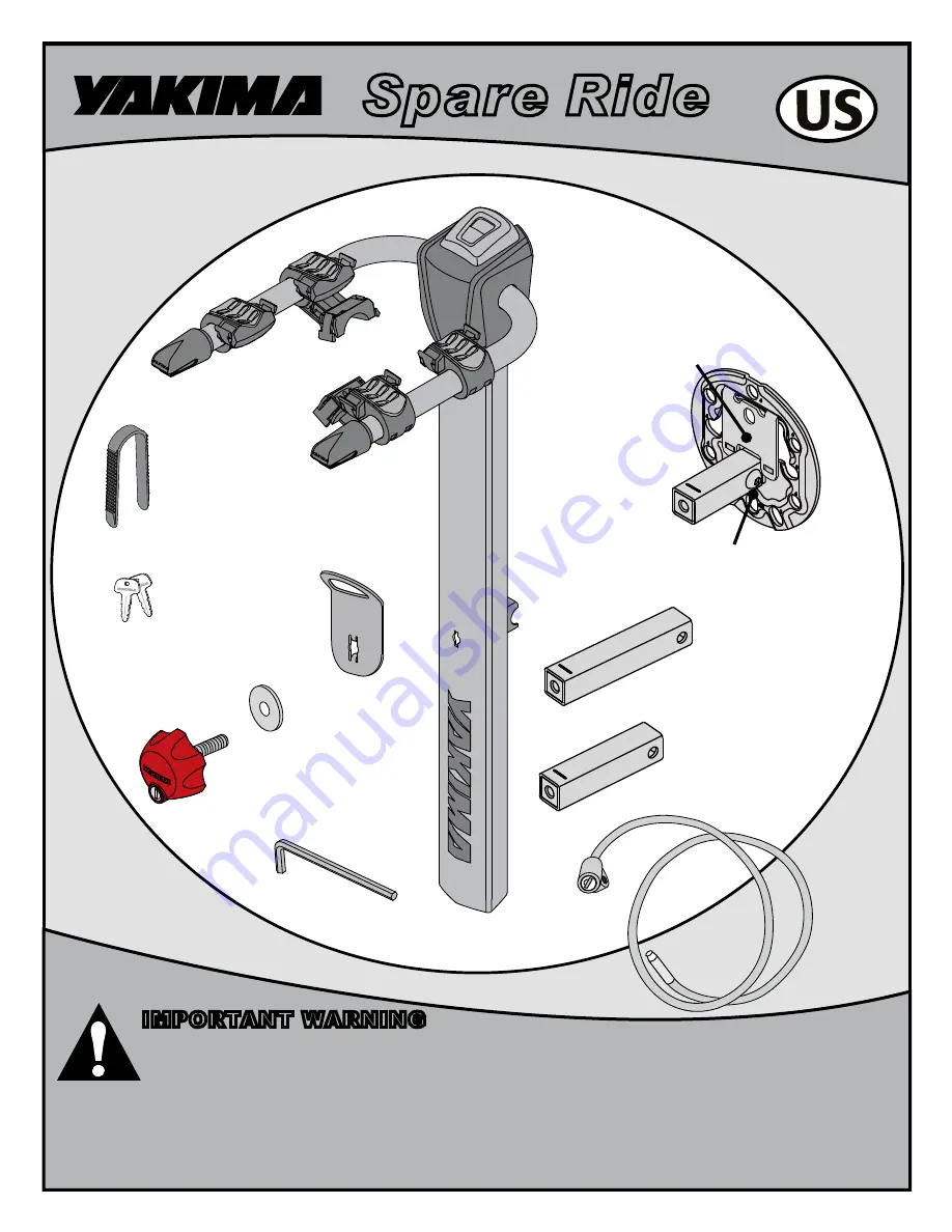 Yakima Spare Ride Instructions Manual Download Page 1