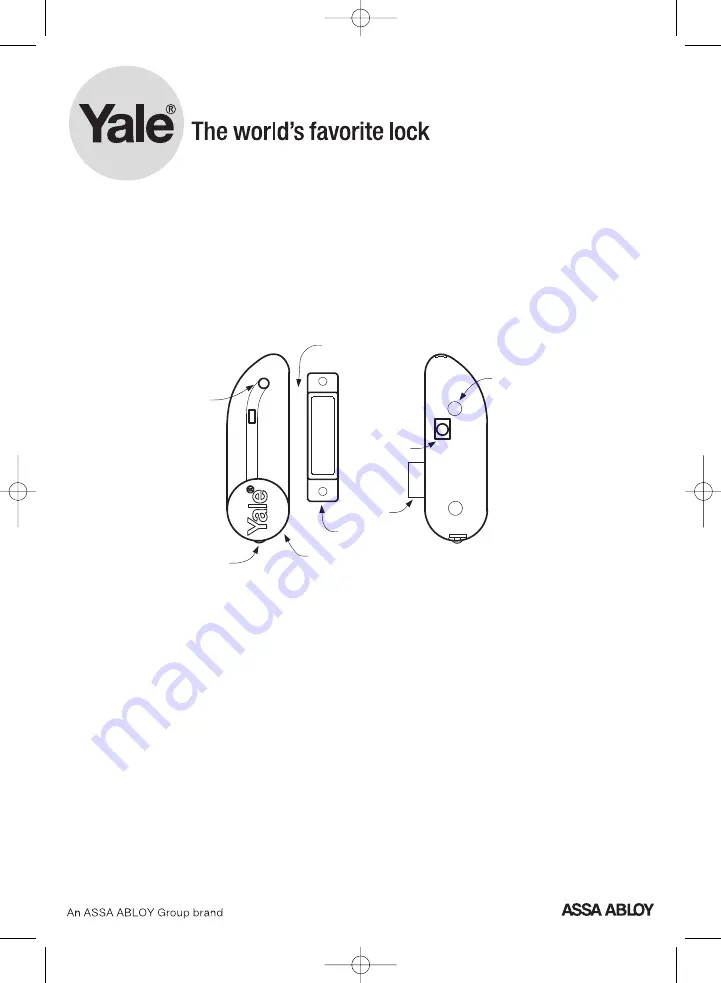 Yale HSA6010 Скачать руководство пользователя страница 1