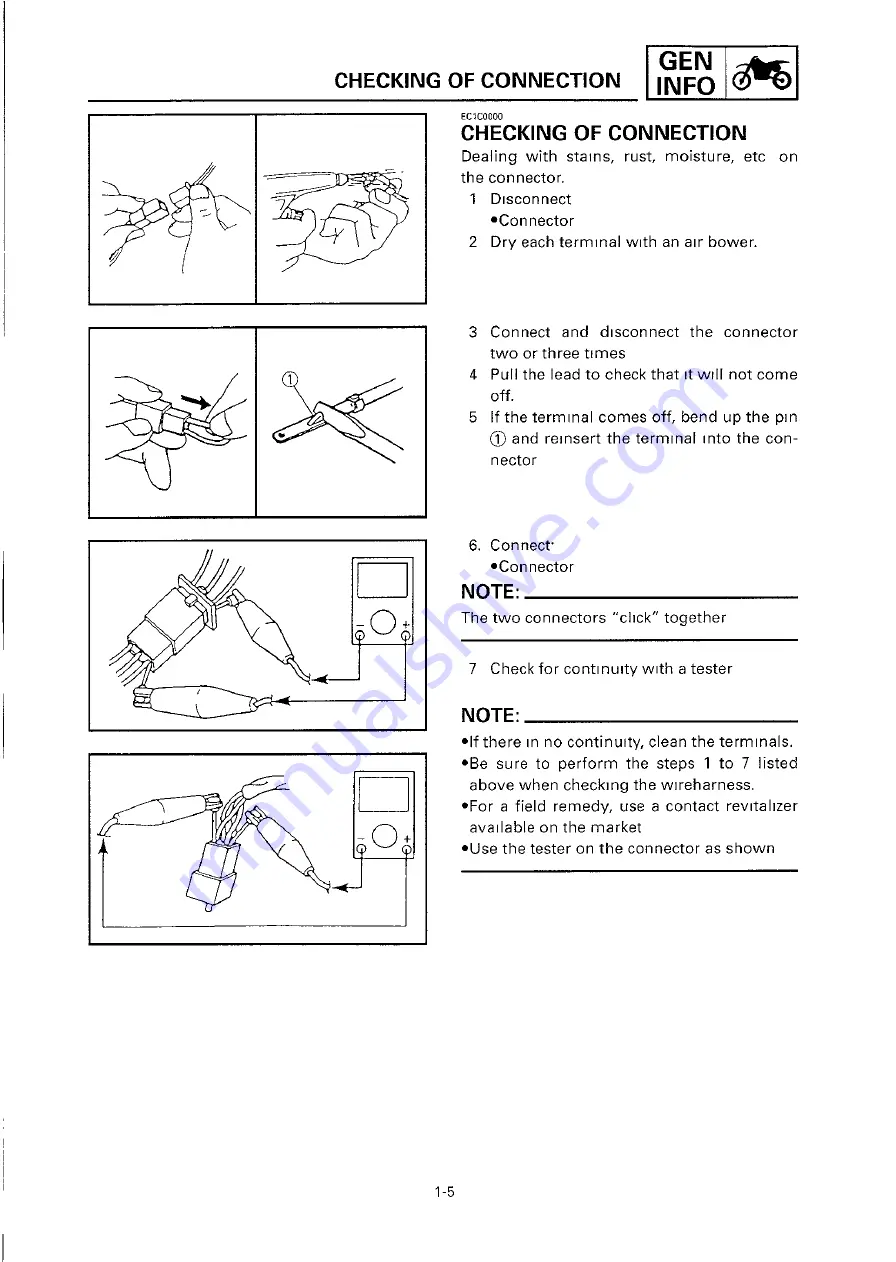 Yamaha 2000 YZ250M/LC Owner'S Service Manual Download Page 34