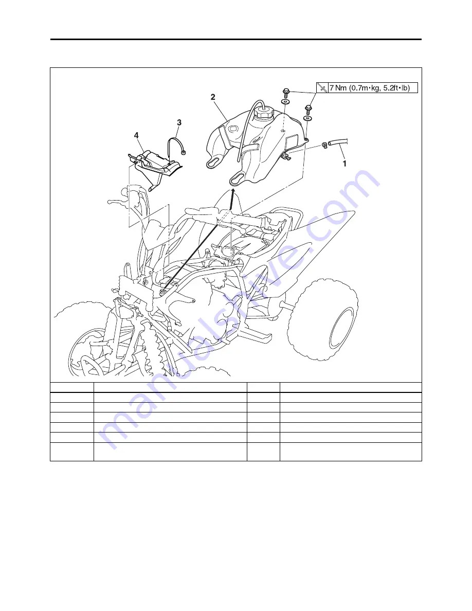 Yamaha 2009 YFM25RY Service Manual Download Page 232