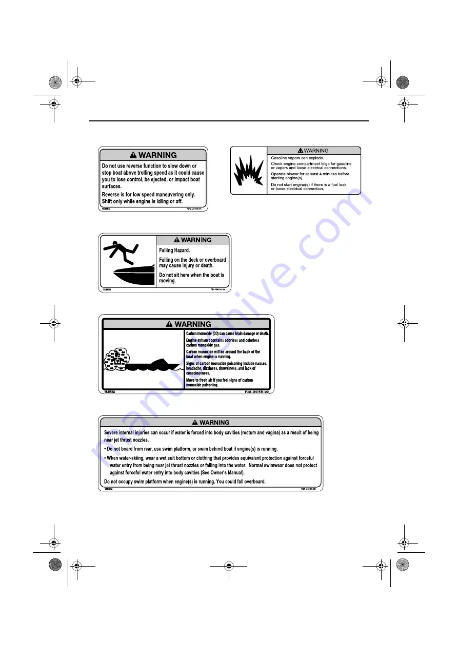 Yamaha 212X 2016 Owner'S/Operator'S Manual Download Page 14