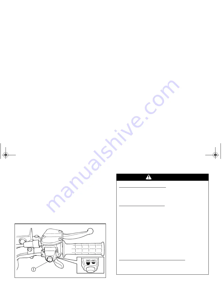 Yamaha BIG BEAR 4X4 YFM40FP Owner'S Manual Download Page 29