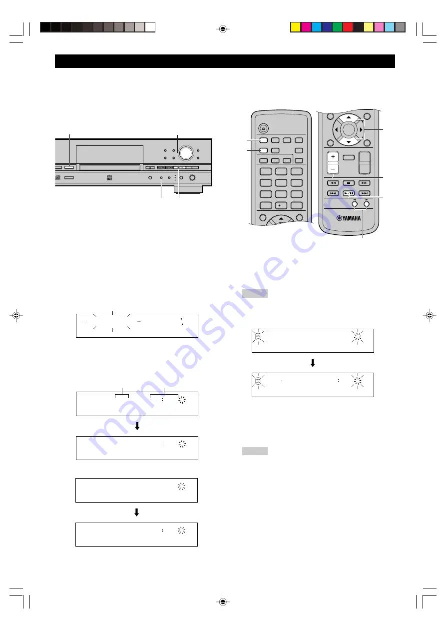 Yamaha CDR-HD1500HDD Owner'S Manual Download Page 44