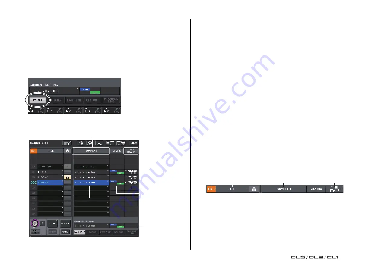 Yamaha CL1 Reference Manual Download Page 82