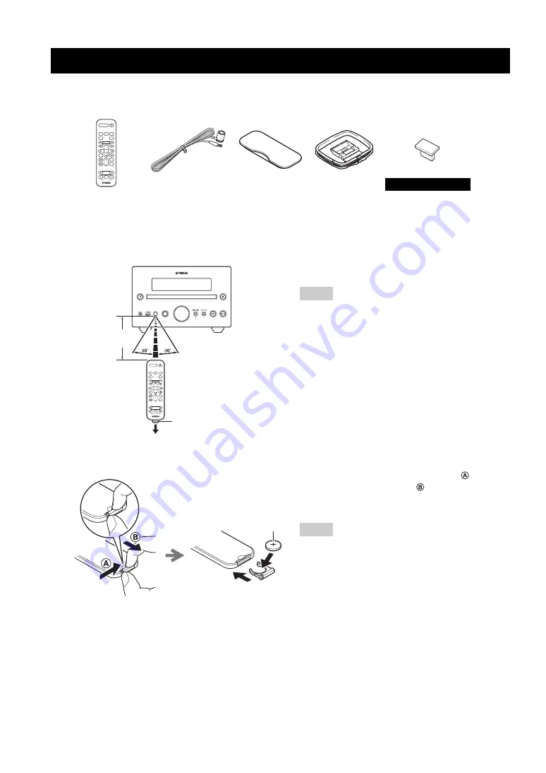 Yamaha CRX-332BL Owner'S Manual Download Page 6