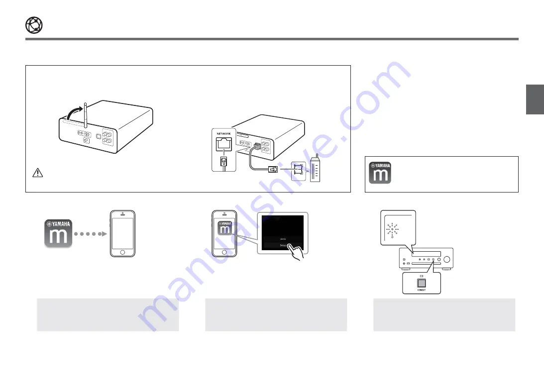 Yamaha CRX-N470D Quick Manual Download Page 17