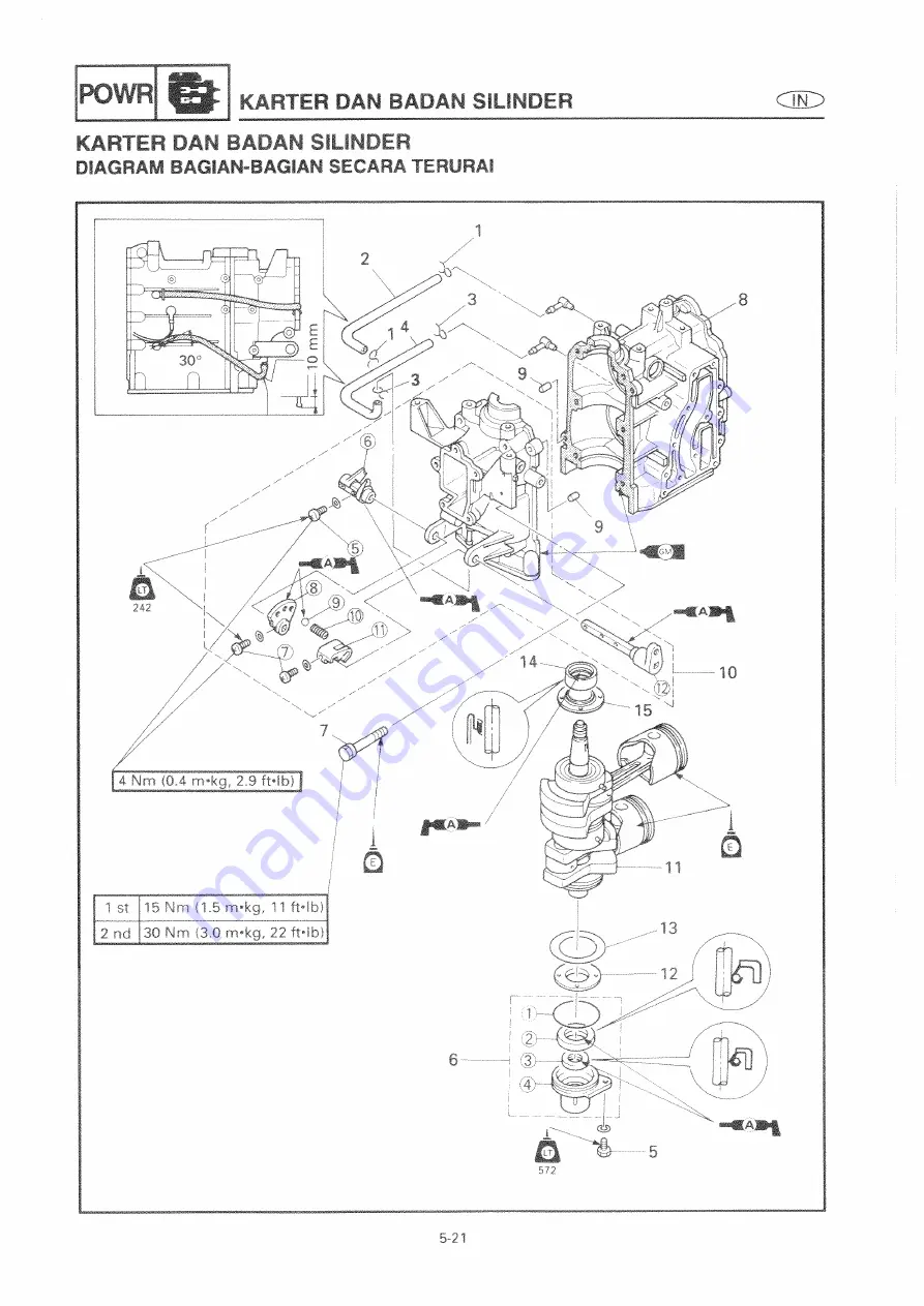 Yamaha E9.9C Service Manual Download Page 151