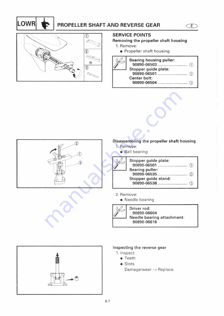 Yamaha E9.9C Service Manual Download Page 186