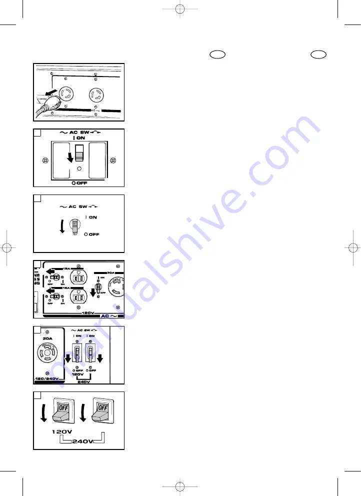 Yamaha EF5500TE Owner'S Manual Download Page 56