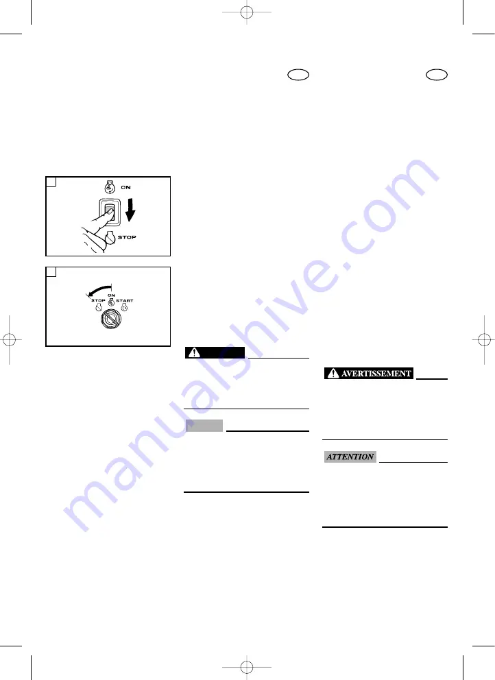 Yamaha EF5500TE Owner'S Manual Download Page 102