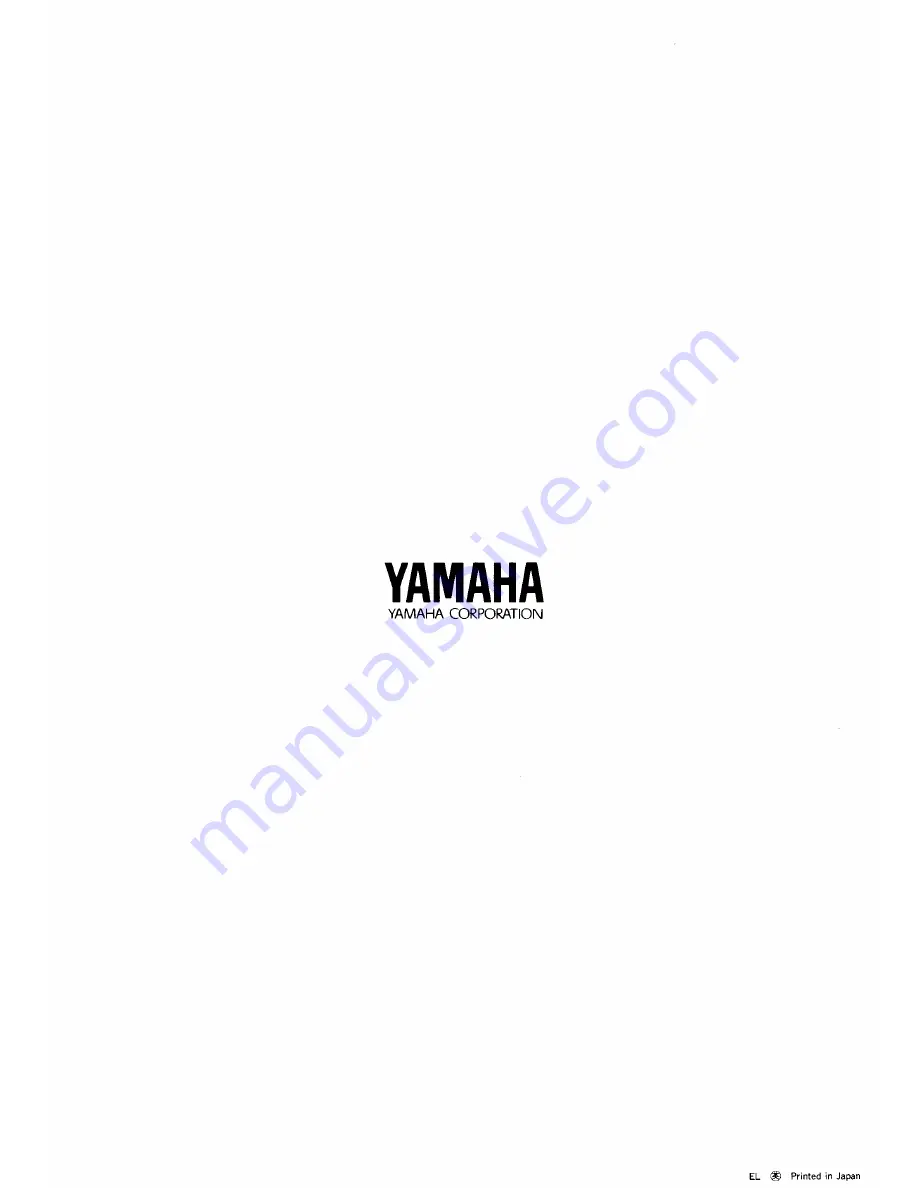 Yamaha Electone EL-60 Assembly Instructions Manual Download Page 6