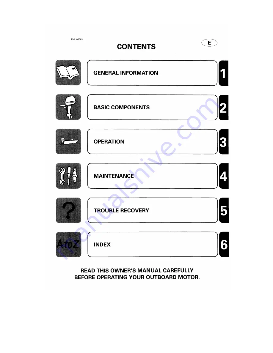 Yamaha F80Y Owner'S Manual Download Page 5