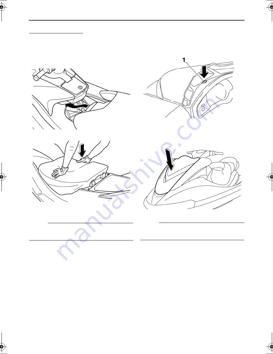 Yamaha FX High Output WaveRunner 2008 Owner'S/Operator'S Manual Download Page 34