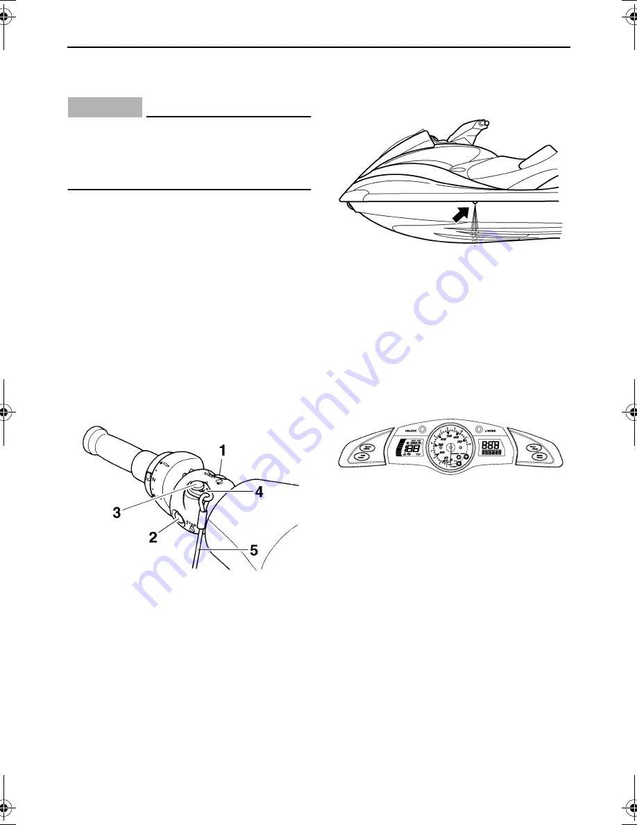 Yamaha FX High Output WaveRunner 2008 Owner'S/Operator'S Manual Download Page 69