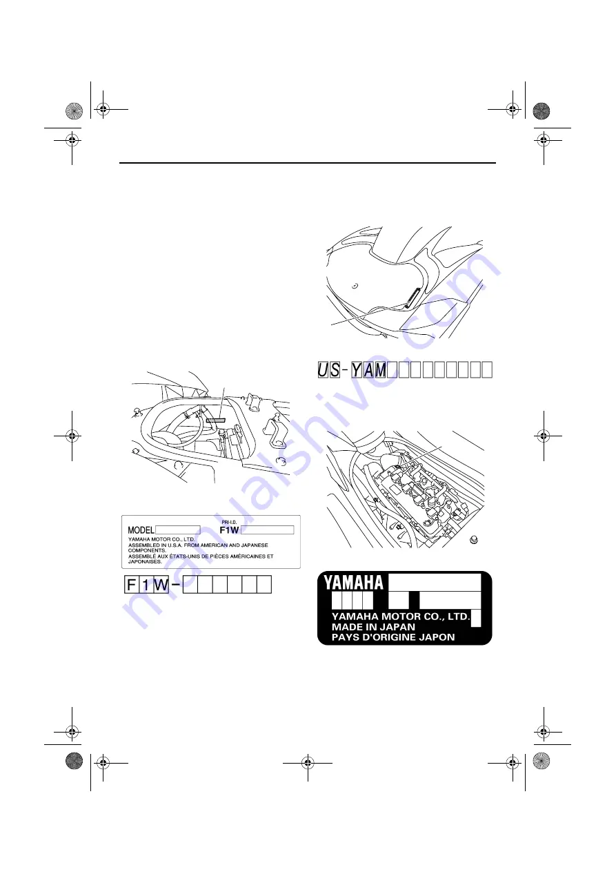 Yamaha FX SHO: FX Cruiser Owner'S Manual Download Page 6