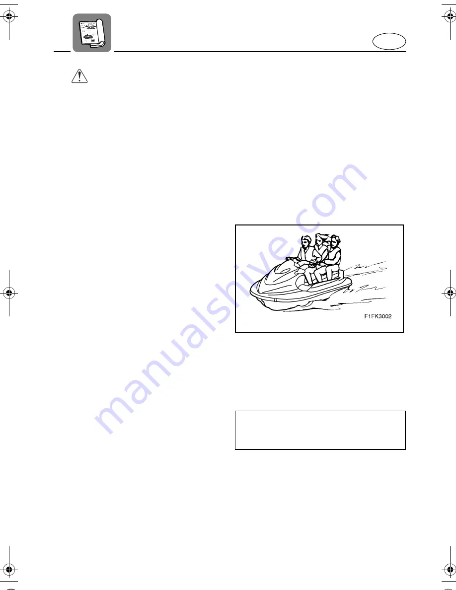 Yamaha FX140 WaveRunner 2003 Owner'S/Operator'S Manual Download Page 14