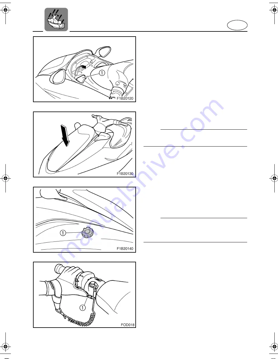 Yamaha FX140 WaveRunner 2003 Owner'S/Operator'S Manual Download Page 36