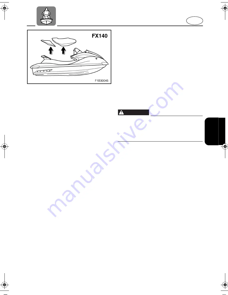 Yamaha FX140 WaveRunner 2003 Owner'S/Operator'S Manual Download Page 57