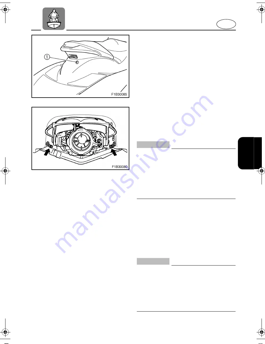 Yamaha FX140 WaveRunner 2003 Owner'S/Operator'S Manual Download Page 61