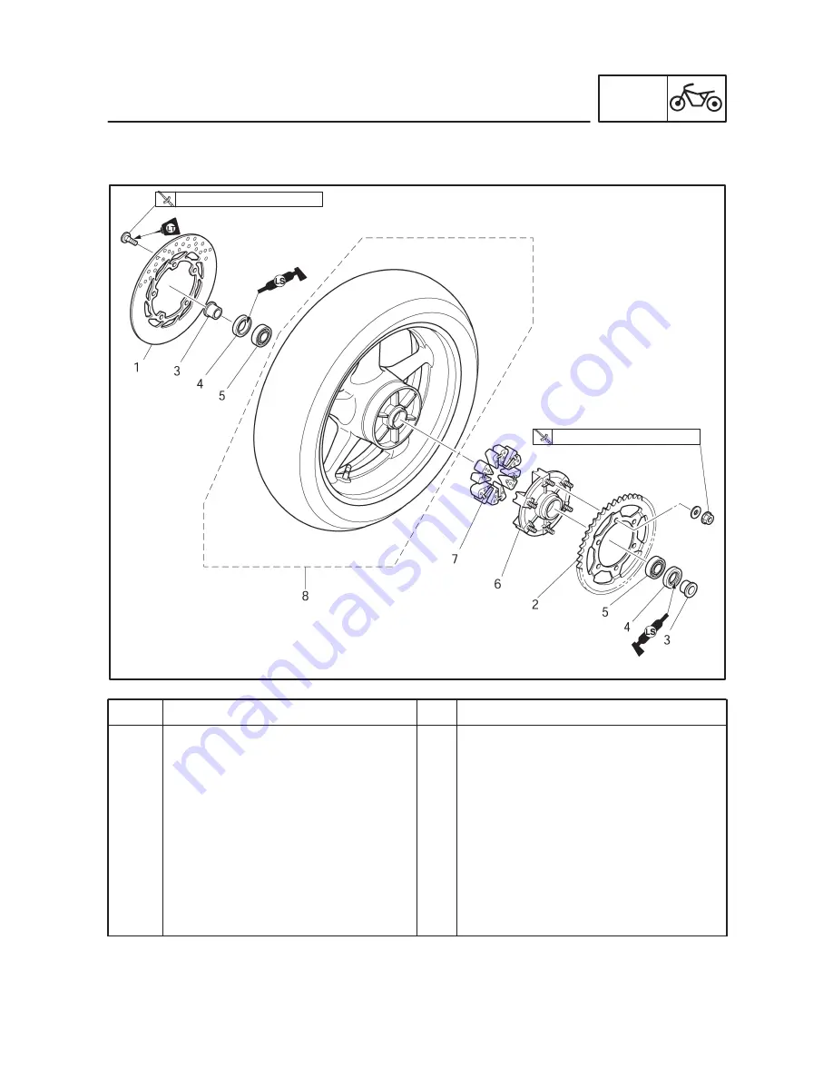 Yamaha FZ6-SS 2004 Service Manual Download Page 156