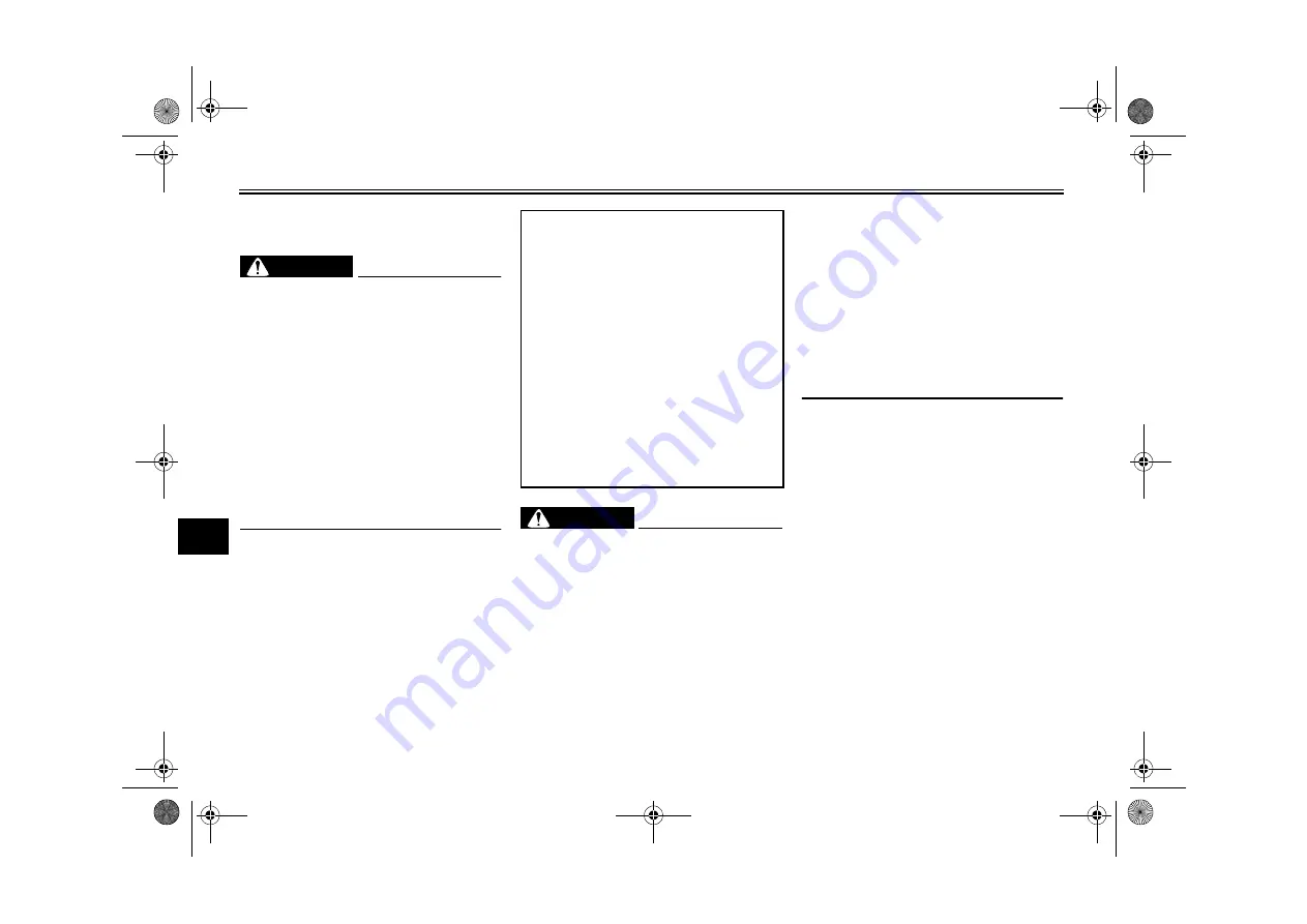 Yamaha FZ6RZ(C) Owner'S Manual Download Page 70