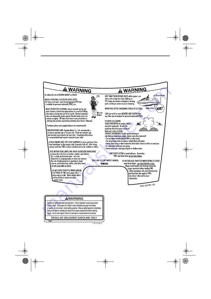 Yamaha FZR 1800 Owner'S Manual Download Page 11