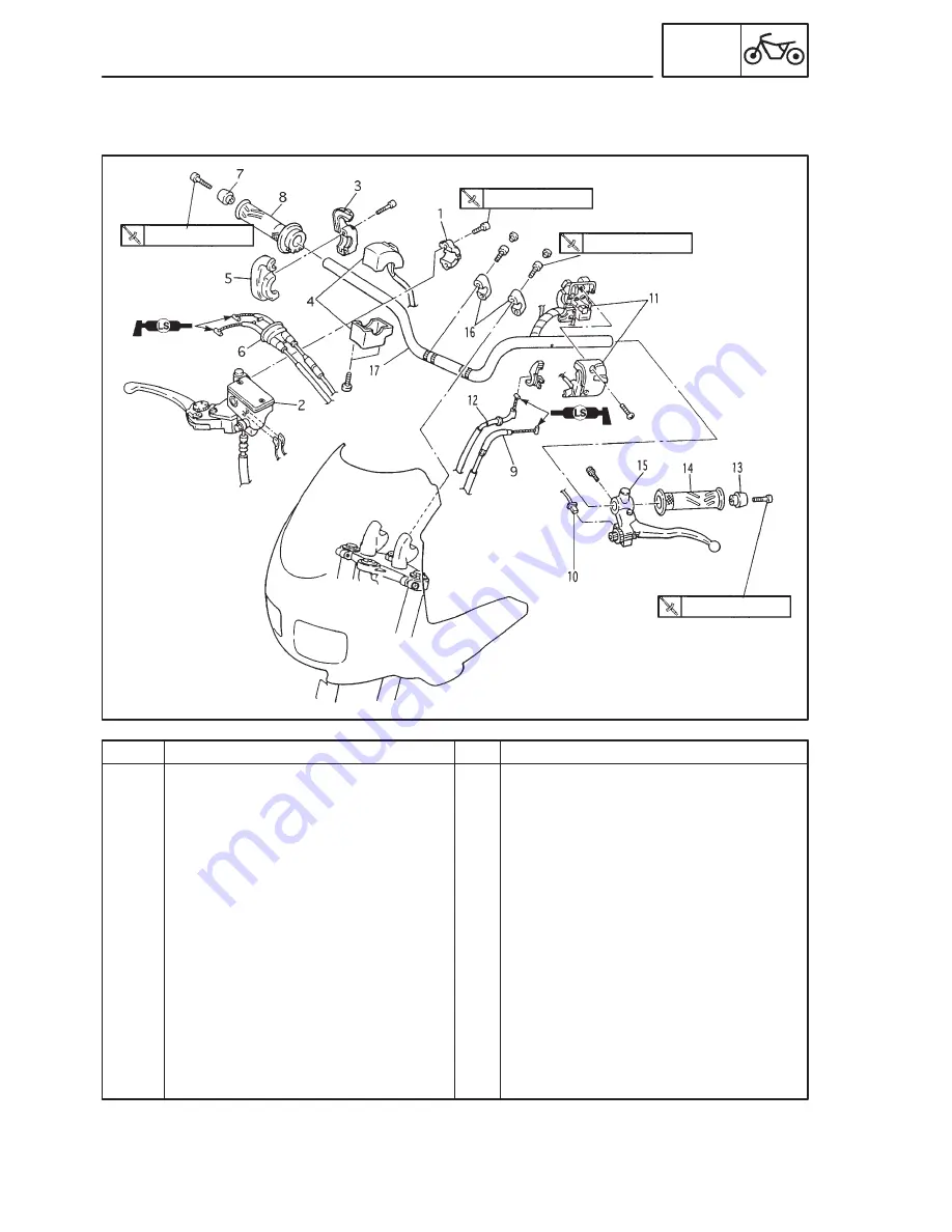 Yamaha FZS600'98 Service Manual Download Page 267