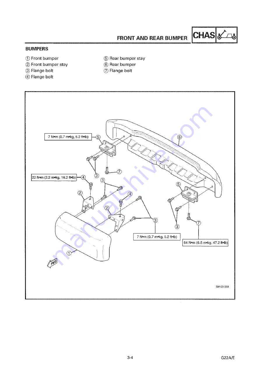 Yamaha G22 A/E Service Manual Download Page 76