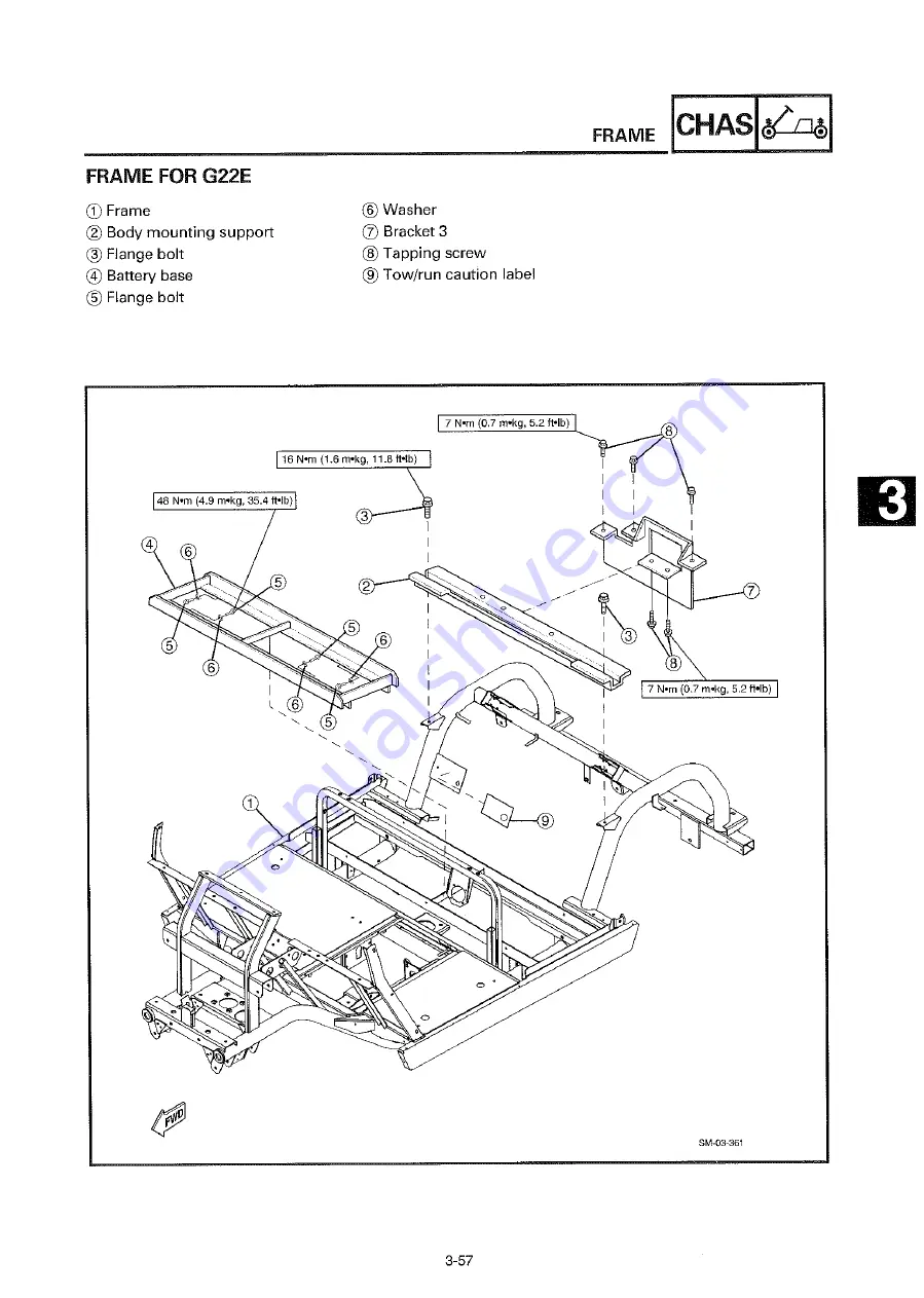 Yamaha G22 A/E Service Manual Download Page 129