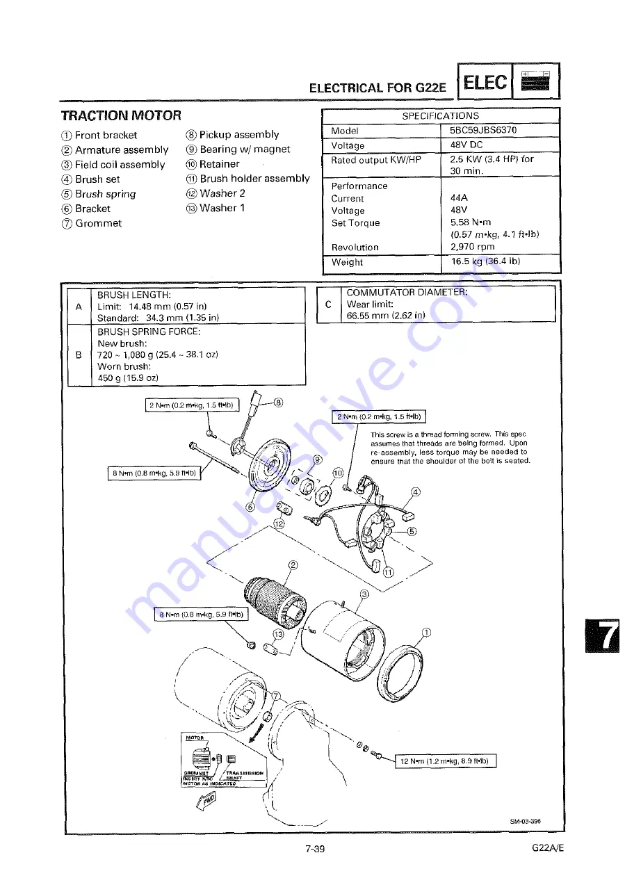 Yamaha G22 A/E Скачать руководство пользователя страница 253