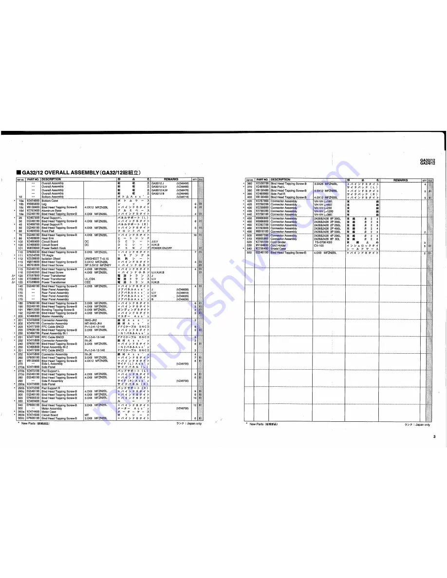 Yamaha GA32/12 GA24/12 Service Manual Download Page 53