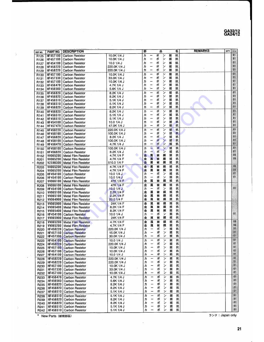 Yamaha GA32/12 GA24/12 Service Manual Download Page 71