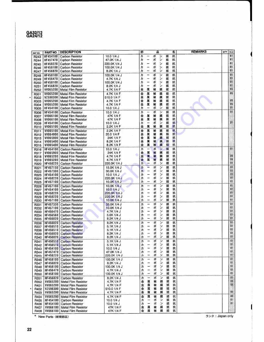 Yamaha GA32/12 GA24/12 Скачать руководство пользователя страница 72