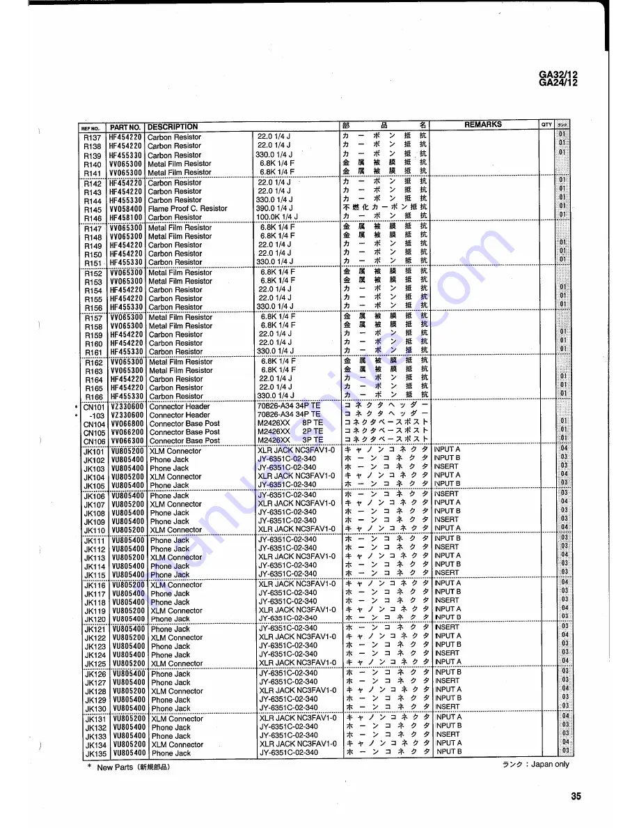 Yamaha GA32/12 GA24/12 Service Manual Download Page 85