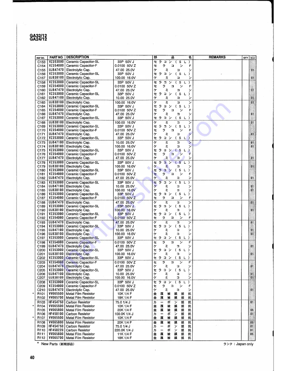 Yamaha GA32/12 GA24/12 Скачать руководство пользователя страница 90