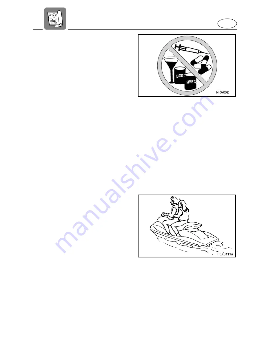 Yamaha GP1200R WaveRunner 2001 Owner'S/Operator'S Manual Download Page 16