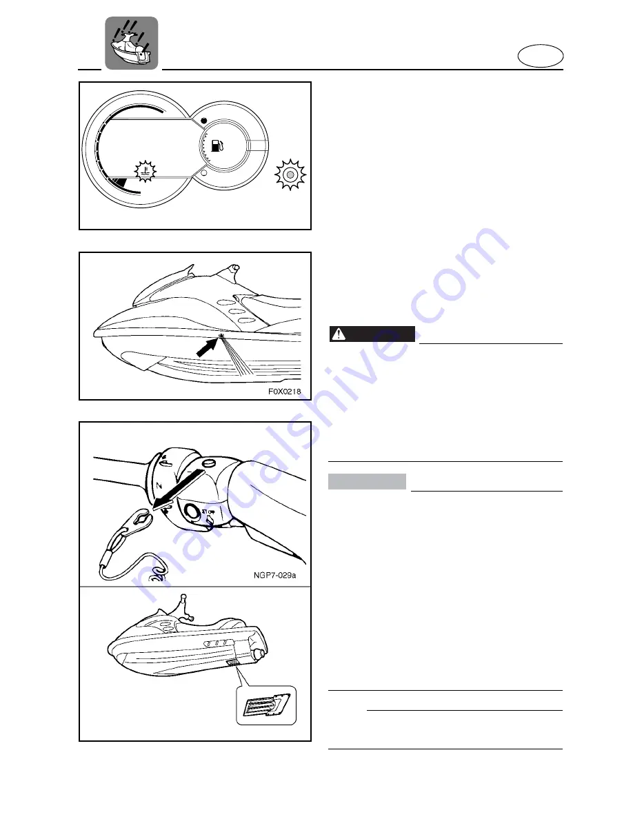 Yamaha GP1200R WaveRunner 2001 Скачать руководство пользователя страница 40