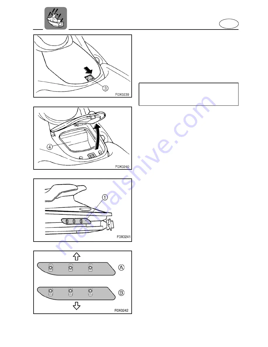 Yamaha GP1200R WaveRunner 2001 Owner'S/Operator'S Manual Download Page 50