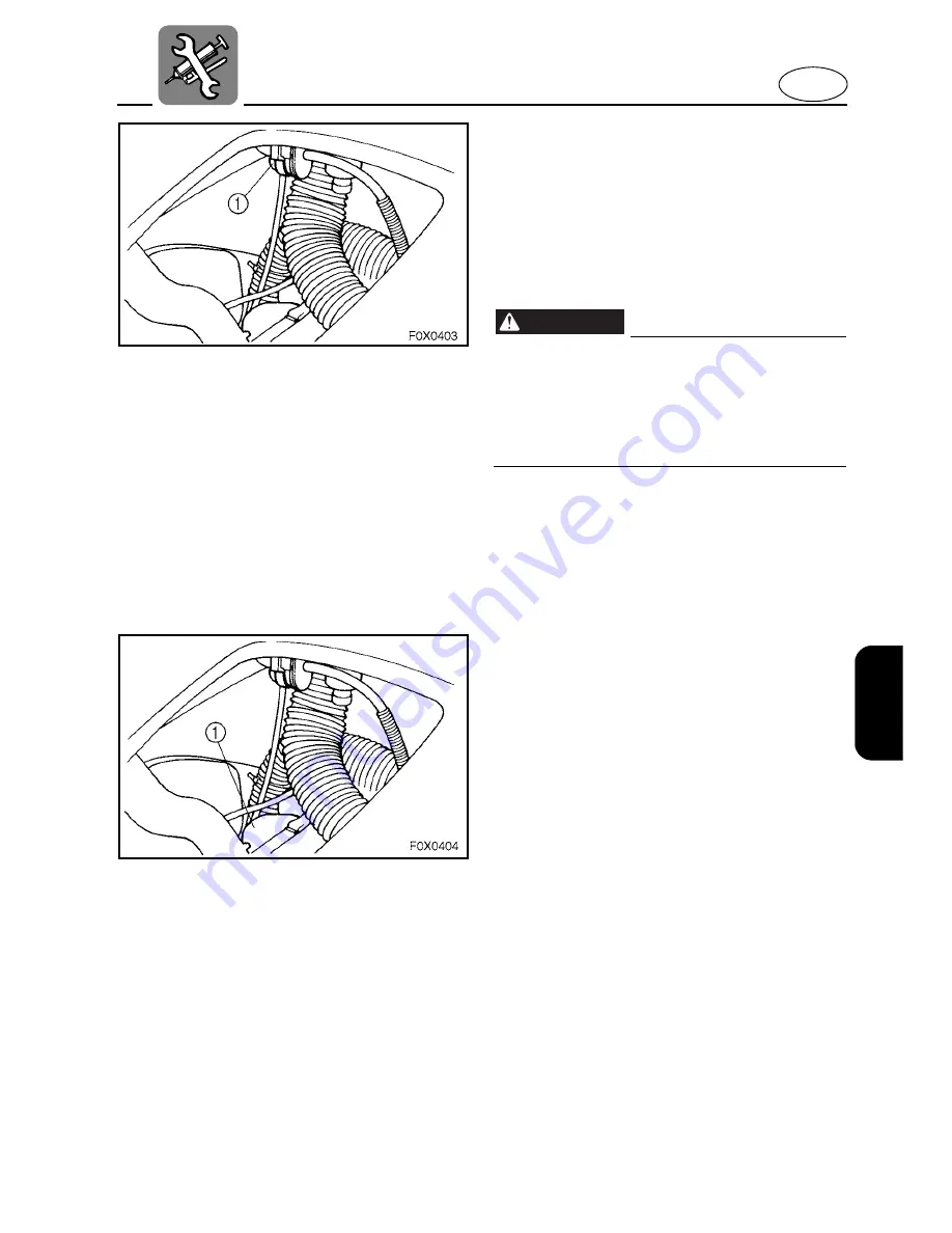 Yamaha GP1200R WaveRunner 2001 Owner'S/Operator'S Manual Download Page 95