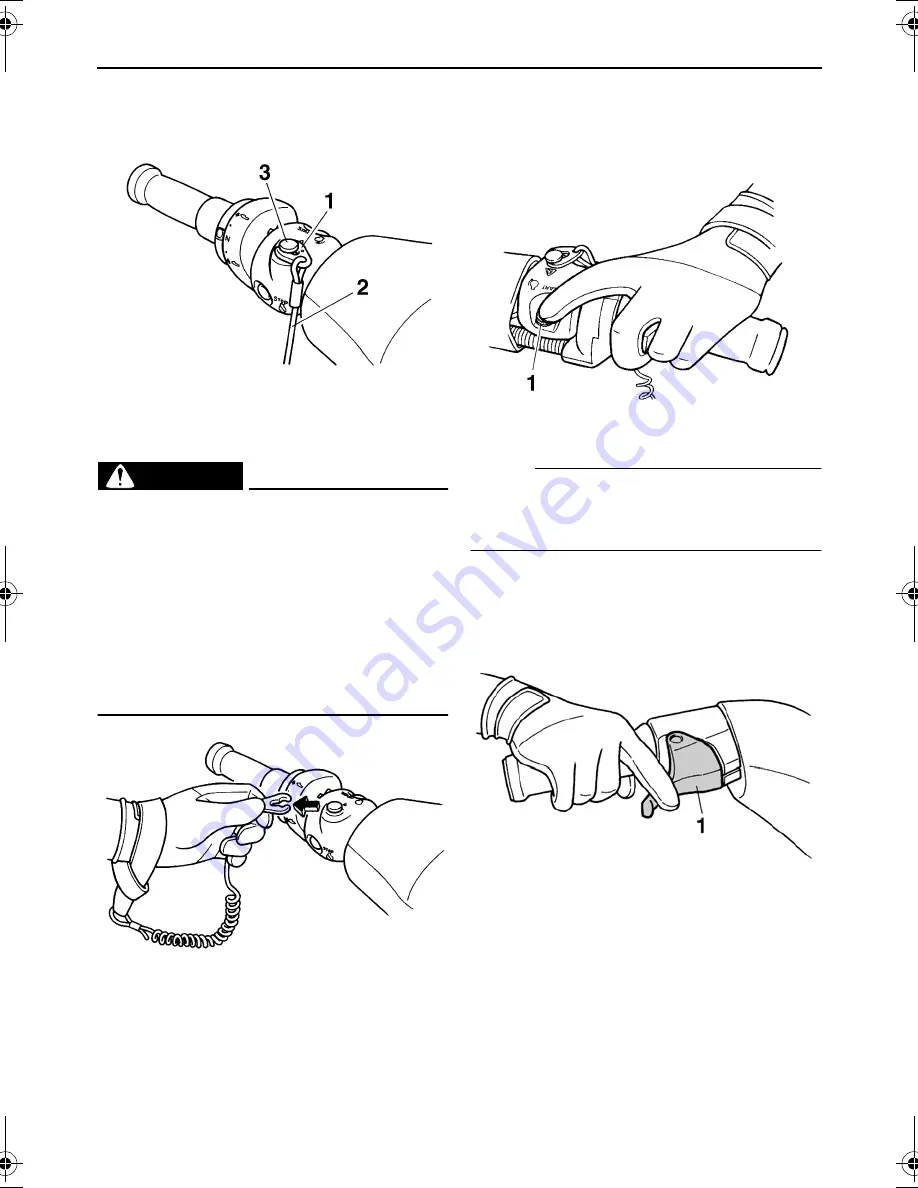 Yamaha GP1300R WaveRunner 2008 Owner'S/Operator'S Manual Download Page 34